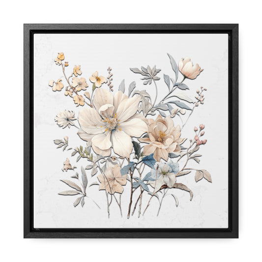 Floral Gallery Canvas Wrap - Elegant Wall Art for Home Decor