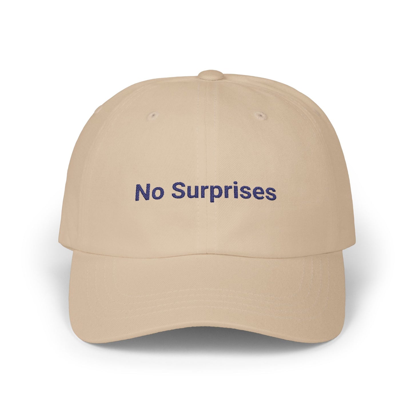 No Surprises Embroidered Cap | Casual Everyday Wear