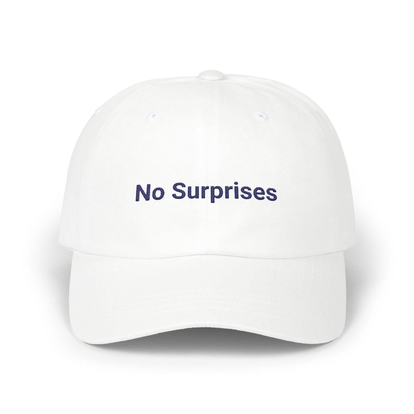 No Surprises Embroidered Cap | Casual Everyday Wear