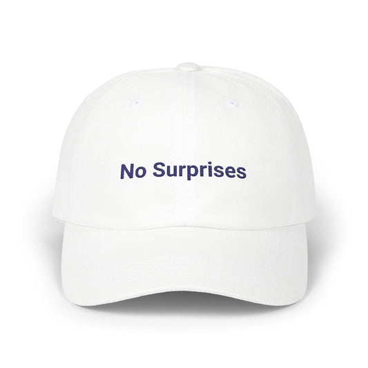 No Surprises Embroidered Cap | Casual Everyday Wear