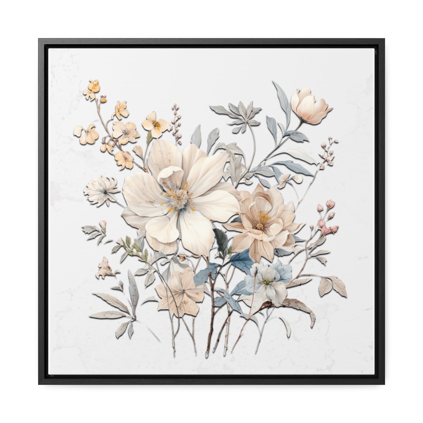 Floral Gallery Canvas Wrap - Elegant Wall Art for Home Decor