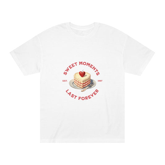 Sweet Moments Classic Unisex Tee - Heart Cake Design